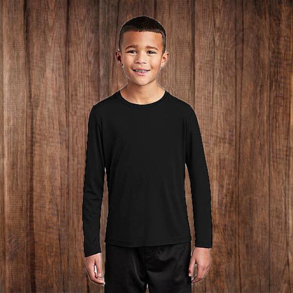 YST350LS Youth Wicking Long Sleeve Thumbnail